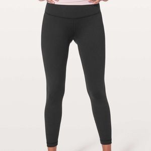 Lululemon Wunder Under Hi-Rise 7/8 Tight *Full-On Luon 25" Size 6